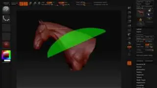 ZBrush Tutorial (Getting Started) - Hide and show mesh