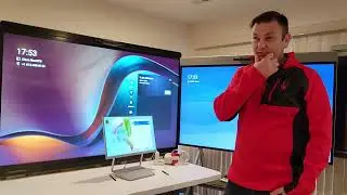 Whiteboarding on Teams Display Yealink DeskVision A24