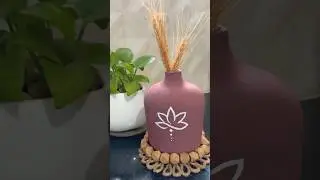 Best out of waste DIY ideas✨ #plasticbottlepainting #plasticbottlevase #vasediy