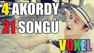 VOXEL - 4 akordy, 21 songů (CZ + SK)