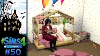 The Sims 4 - Desafio da Viúva Negra Vampira #50 - REDECORANDO o quarto das Meninas