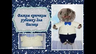 Вяжем крючком рубашку для Басика (Basik Baby)