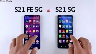 SAMSUNG S21 FE 5G vs S21 5G | Speed Test
