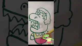 Draw Mermaid Gauko | Dino Girl Gauko 175