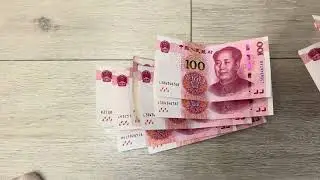 Counting Yuan ¥ national currency of China