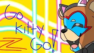 GO KITTY GO! | animation | ft.glamrock fred