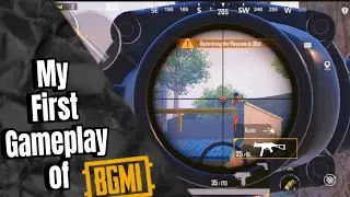 My First Gameplay Of BGMI (extreme noob gameplay)