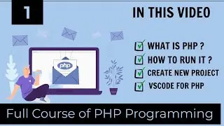 Full tutorial of programming with PHP 8+ FREE, PHP da dasturlash darslari, internetda pul ishlash.
