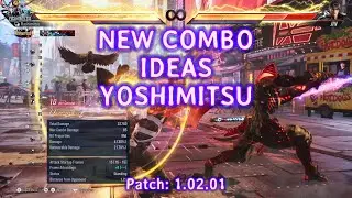 New Combo Ideas - Patch 1.02.01 - Yoshimitsu Tekken 8