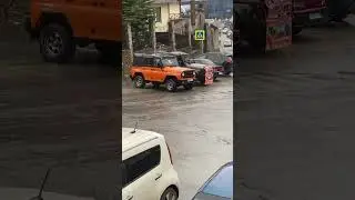 УАЗ в горах 