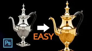 How to Turn an Object into GOLD in Photoshop