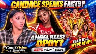 Candace Parker Right About Angel Reese? ESPN, Nike & DPOY Debate | Team USA’s Hype MVP