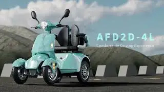 Electric Mobility Scooter 4 wheel  Smart backrest Excellent Shock Suspension System Powerful Climb