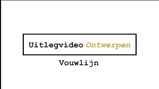Rekening houden met de Vouwlijn en wat is het? Diy design