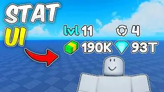 How to make character STAT UI in Roblox Studio!