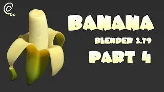 Blender 3d - Banana Part 4 - Cycles Materials