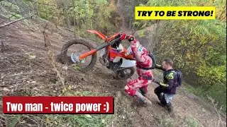Crazy Enduro Hill Climb! Some make it, others throw their bikes! 💪 💥🔥