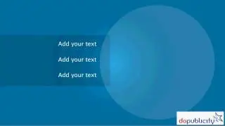 Multipurpose Digital Signage Content Template - Style: Round