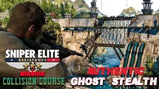 Sniper Elite Resistance Collision Course Authentic All Objectives Ghost/Stealth - Mission 4