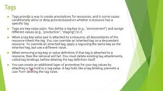 Tags in Google Cloud (GCP)
