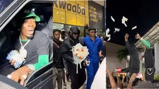 Medikal landed in Ghana after he successfully sold out his 02 indigo concert in uk 🇬🇧