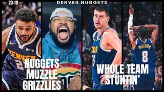 Nuggets Muzzle Grizzlies | Whole Team Stuntin’ | Jokic Perfect Triple-Double