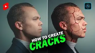 Tips to Create Crack Effect Photoshop 2022 l Photoshop Face Crack Effect Photo Manipulation