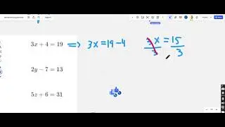 Two-Step Equations