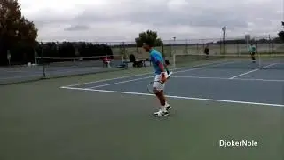 Novak Djokovic UNREAL SHOT - Belgrade 2015 (HD)