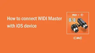 How to connect WIDI Master with iOS device
