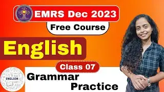 EMRS English Class 2023 | Important Questions & Topics | English for EMRS EXAM 2023 | Class 7