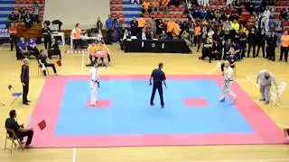 KYOKUSHINKAI Eduard Giner cpto de España Kyokushin KWF 2017  final  (Bilbao)