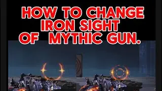 How to change the Iron Sight of your Mythic Gun. @callofdutymobile