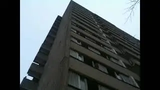 Pripyat city, Chernobyl, Ukraine.  one of the houses, radiation.