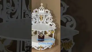 Wooden corner shelf Christian home altar icon Wall Desk Orthodox Prayer area Catholic prayer display