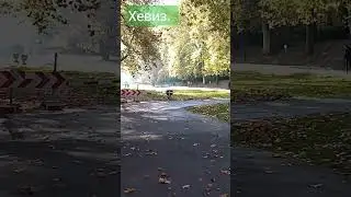 Венгрия. Дорога к озеру Хевиз.  Октябрь 2021.