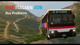 BeamNG.drive - What if the Coach from The Italian Job fell off the clif?