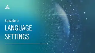 EP 5 ITA CONNECT : LANGUAGE SETTINGS