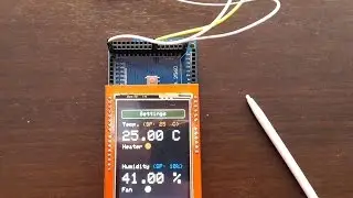 Arduino Project - Touchscreen Temperature & Humidity Controller