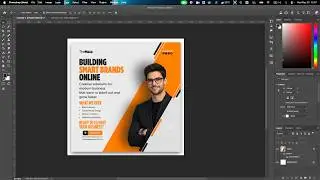Designing a Modern Business Banner From Scratch