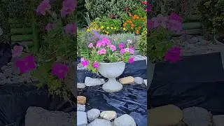Вазон из бетона🌺 #своимируками #бетон #beautiful #рекомендации #new