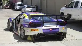 Ferrari 488 GT3 Race Car (w/ startups, stalling)
