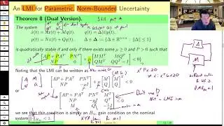 MAE509 (LMIs in Control): Lecture 14, part B - LMIs for Robust Stability and Control using the LFT