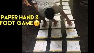 Paper Hand and Foot games trending|| Funny Party Games 2020