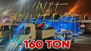 KELEBIHAN TRUK MULTIAXLE TRAILER INI DENGAN YANG LAIN , JEMBATAN PENDEK BUKAN HALANGAN ‼️