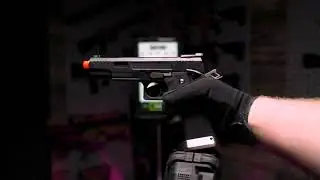 WE-Tech Full Auto T-Rex GBB Pistol with Drum Mag Demo