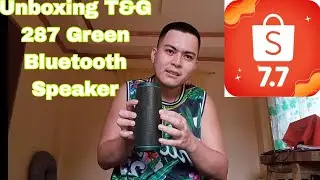 Unboxing T&G 287 Green Bluetooth Speaker (My Favorite Color)