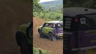 Small off !!! Nicky Grist stages 2024 #rally #car #like #follow #landrover lands @landrover