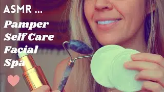 ASMR FACIAL PAMPER SKIN CARE ROUTINE VIEWER INVOLVEMENT! 페이셜 팸퍼 스킨 케어