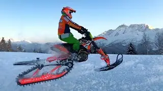 Гусеницы против водомёта! Sled vs Jet Ski